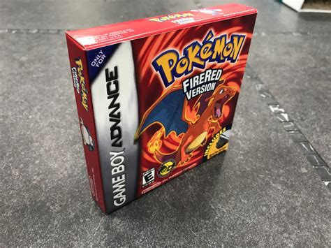 Pokemon FireRed (discontinued) | Box My Games! Reproduction game boxes