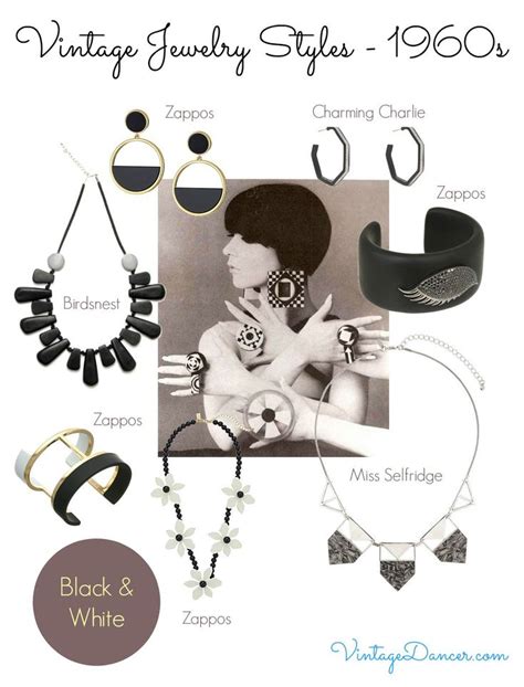 1960s Jewelry Styles and Trends to Wear | 1960s jewelry, Fashion jewelry, Womens fashion jewelry