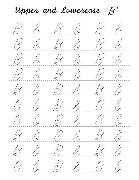 Lowercase B In Cursive, Cursive Capital B Psfont Tk : Writing a lowercase b in cursive begin ...