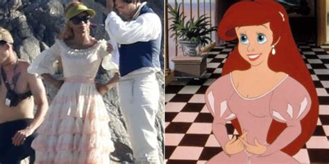 See Halle Bailey's Pink Dress as Ariel in The Little Mermaid | POPSUGAR Fashion