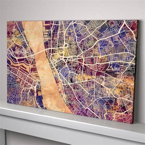 Liverpool Map Art Print By artPause