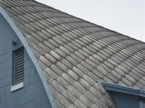 Asbestos-Cement Roof Shingles Pattern | Overlapping asbestos… | Flickr