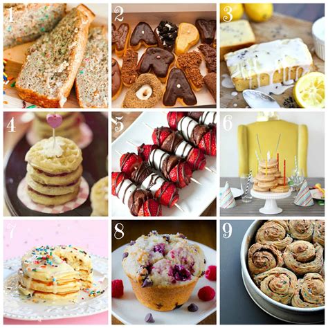 Birthday Breakfast Ideas - Cake Journal