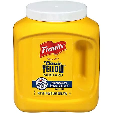 French's Classic Yellow Mustard (105 oz.) - Sam's Club