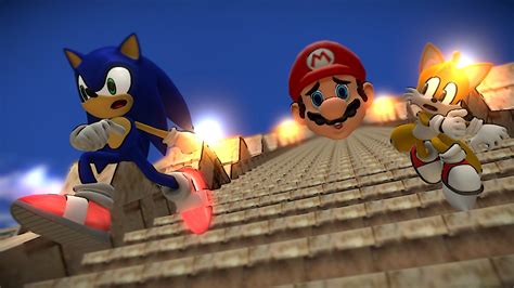 Sonic and Mario crossover!! by FancehWayfarer on DeviantArt