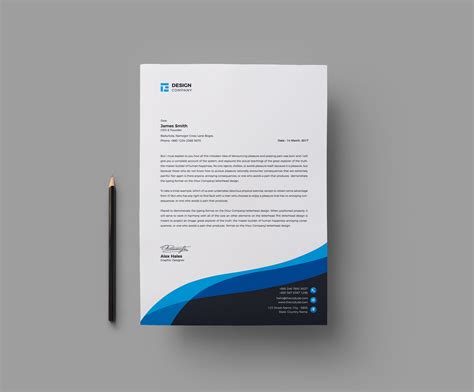 Letterhead Template Illustrator