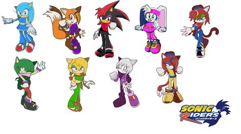 Sonic Riders (My characters) by BlueBlurApple on DeviantArt