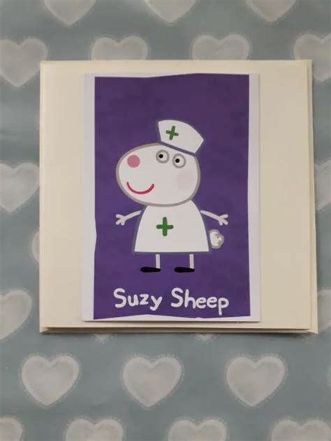 BIRTHDAY CARD SHEEP Peppa Pig Suzy Sheep £3.65 - PicClick UK