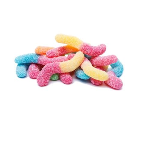 Sour Gummy Worms, Rainbow, 100 Grams, From Israel, Kosher Certified ...