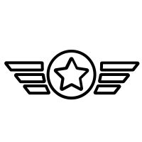 Pilot Wings Badge Icon - Free PNG & SVG 492026 - Noun Project