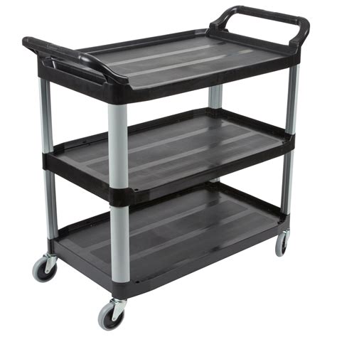 Rubbermaid Commercial 409100BLA Xtra™ Utility Cart w/ Open Sides Black