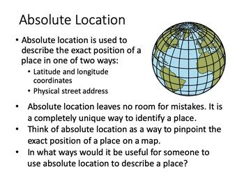 Absolute and Relative Location Lesson by Rich Resources | TpT