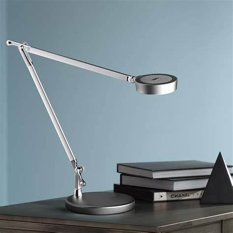 Gremle LED Adjustable Modern Desk Lamp in Silver - #60H49 | Lamps Plus