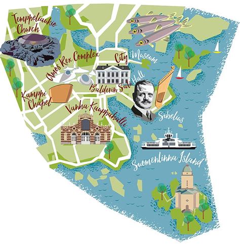 Helsinki Tourist Map