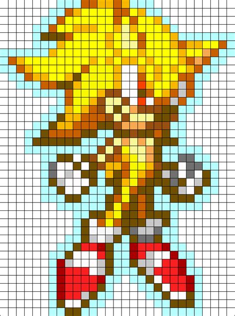 Retro Sonic Pixel Art