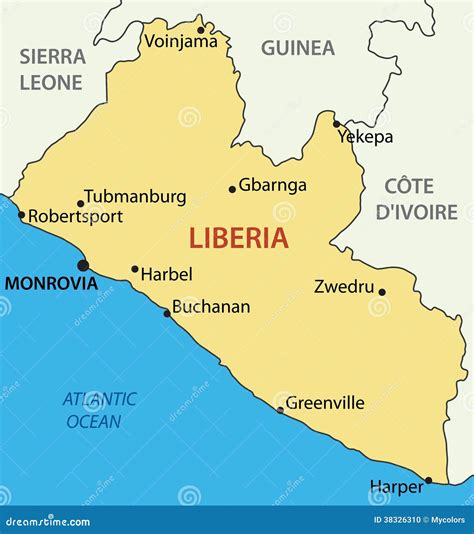 Liberia On Africa Map