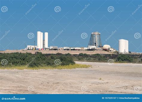 Boca Chica Village, Texas / United States - August 16, 2019: a View of ...