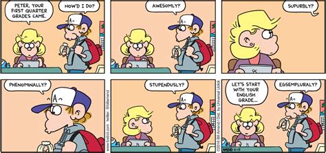 "Awesom Grades" | School | FoxTrot Comics by Bill Amend