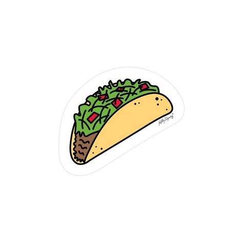 Taco Sticker, Taco Decal Stickers for Tumbler, Texas Vinyl Sticker for ...