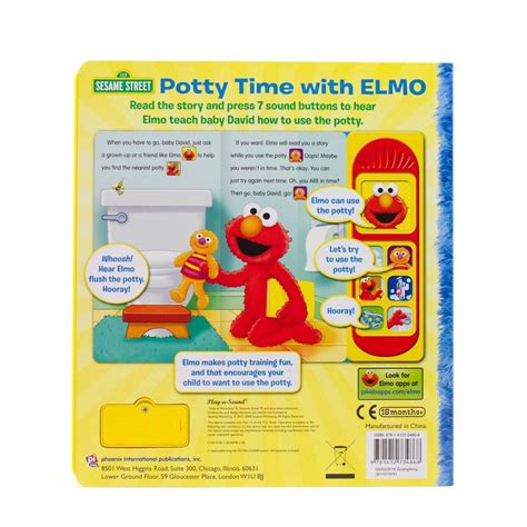 Sesame Street Potty Time with Elmo Sound Book - by Kelli Kaufmann ...