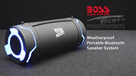 TUBE Bluetooth Speaker | BOSS Audio Systems - YouTube