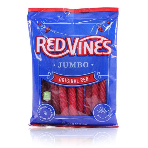 (Price/Case)Red Vines Jumbo Original Red 8 Ounce - 12 Per Case - Walmart.com