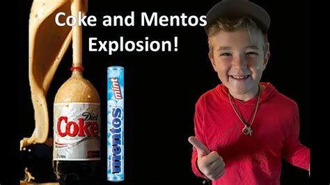 Mentos and Diet Coke Challenge - YouTube