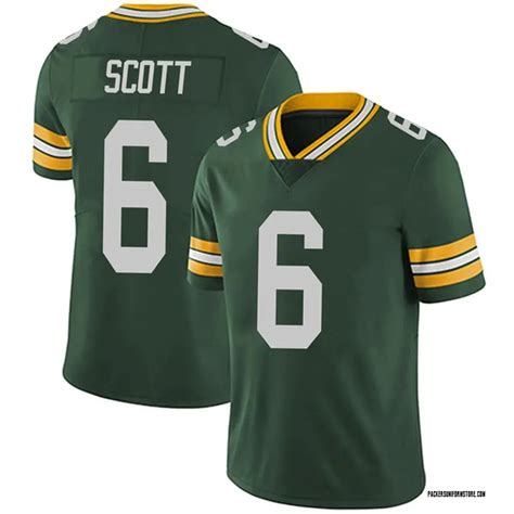 Nike JK Scott Green Bay Packers Men's Limited Green Team Color Vapor ...