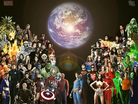 DC vs Marvel :) - funkyrach01 Wallpaper (15237606) - Fanpop