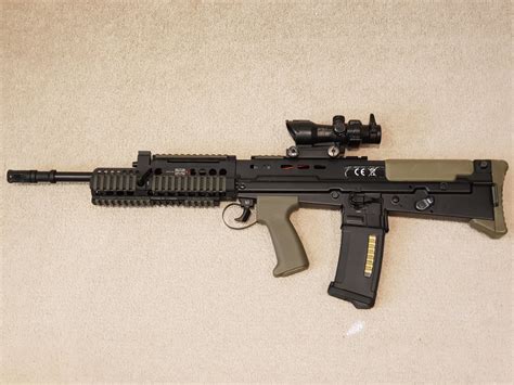 ICS L85 A2 AEG + Madbull Daniel Defence Handguard - Electric Rifles ...