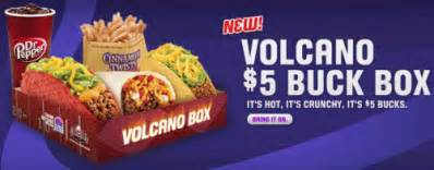 News: Taco Bell - New Volcano $5 Buck Box