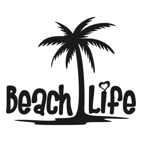 Beach Life Cuttable Design PNG DXF SVG & Eps File for - Etsy