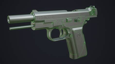 Bren Ten Pistol | CGTrader