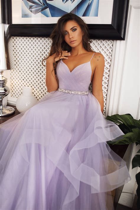 Lavender Tulle Dress – Fashion dresses
