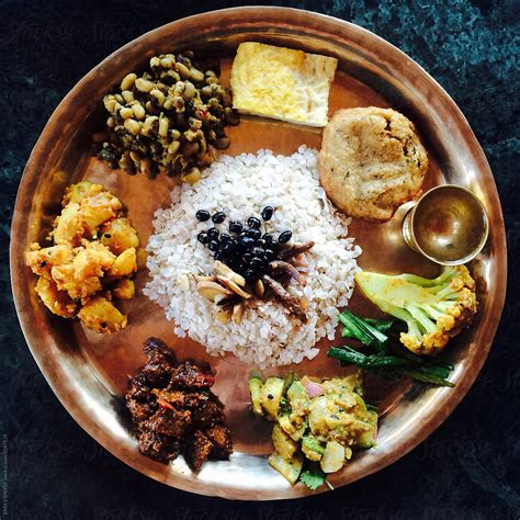 "Nepalese Traditional Food Set Dalbaht" by Stocksy Contributor "EASY 2 SHOOT" - Stocksy