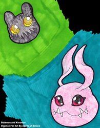 .: Zurumon and Pagumon Digimon Fan Art :. — Weasyl
