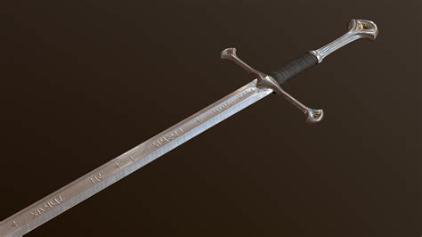 ArtStation - Anduril - LOTR Sword