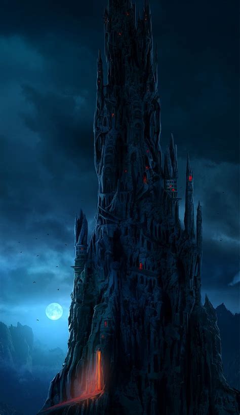 Fantasy Art Watch | Fantasy landscape, Dark fantasy art, Fantasy castle