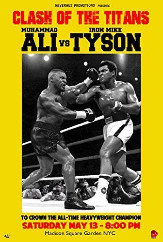 ALI vs TYSON POSTER Muhammad Ali and Mike Tyson Fight RARE HOT NEW ...