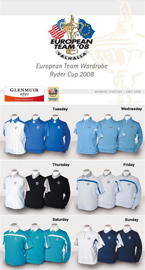 Team Europe Ryder Cup Apparel