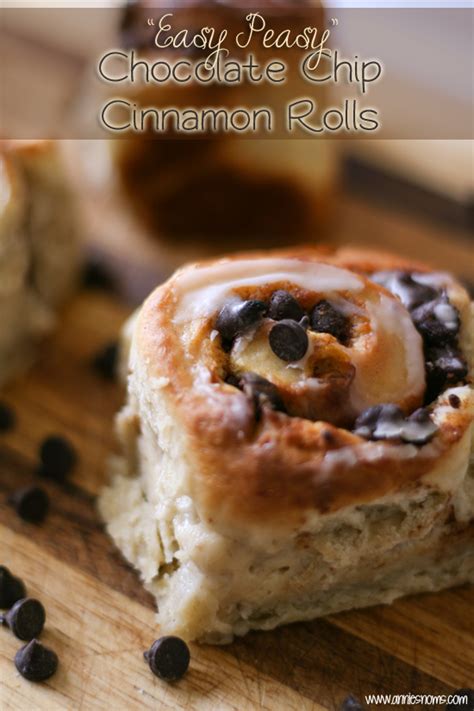 Easy Peasy Chocolate Chip Cinnamon Rolls