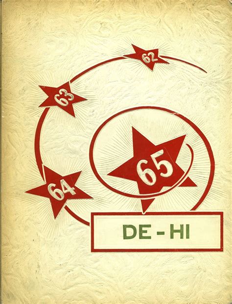 1965 yearbook from Deshler High School from Deshler, Ohio for sale