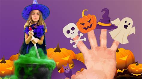 Halloween Finger Family Song | Pumpkin Finger Family Kids song and ...