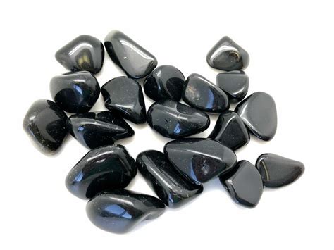 Tumbled Black Obsidian - Black Obsidian Tumbled Stone | New Moon Beginnings