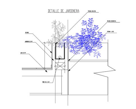 Garden planter automation landscaping cad drawing details dwg file ...