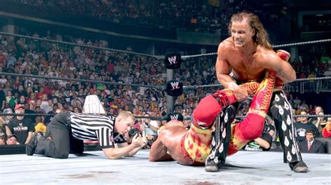 Hulk Hogan vs. Shawn Michaels | Shawn michaels, Hulk hogan, Hulk