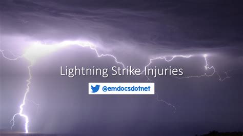 emDOCs.net – Emergency Medicine EducationLightning Strike Injuries ...