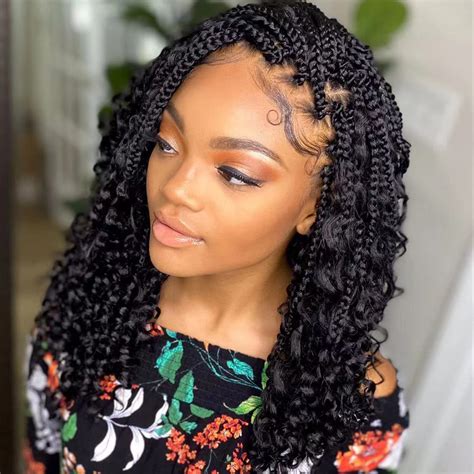 Buy Dorsanee Boho Box Braids Crochet Hair for Black Women 10 Inch ...