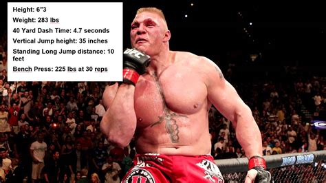 Brock Lesnar insane NFL Combine results - YouTube