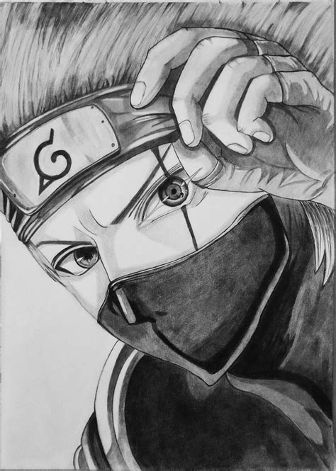 inundar Acumulativo espontáneo dibujos de kakashi a lapiz sátira collar ...